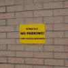 Strictly No Parking, 24 Hour Access Sign