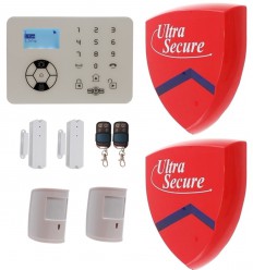 KP9 Bells Only Pet Friendly Wireless Alarm Kit F with 2 x Dummy Alarm Boxes  