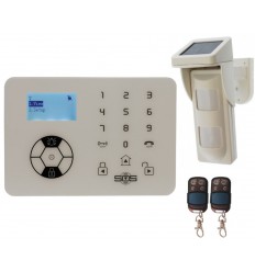 KP9 Bells Only Alarm with Outdoor Pet Friendly Solar Powered PIR 