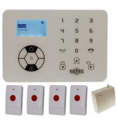 KP9 Siren Only Wireless Panic Alarm Kit C with Signal Booster