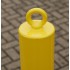 Chain Eyelet for the 76 mm Yellow Removable Security Post & Chain Eyelet (rear view).