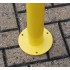 Base for the 76 mm Diameter Fixed Bolt Down Yellow Bollard with Top Mounted Eyelet