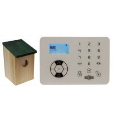 KP9 Bells Only Alarm with Outdoor Pet Friendly Bird Box PIR 