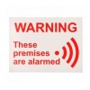 These Premises Are Alarmed Window Sticker