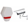 Solar Powered Dummy Compact Alarm Siren & DC2 Solar Dummy CCTV Camera