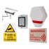 Compact Solar Dummy Alarm Siren, Solar DC2 Dummy CCTV Camera, Dummy Alarm Keypad & 2 x Security Signs
