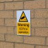 External A5 CCTV In Operation Warning Sign