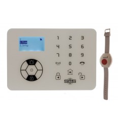 KP9 Siren Only Wireless 100 metre Panic Alarm with Wristband Panic Button.