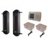 1B Solar Wireless Perimeter Alarm System with Rechargeable Power Packs