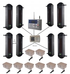 Comprehensive 1B Wireless Perimeter Alarm & H/D GSM Auto-Dialler & Power Packs