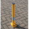 Bendy Fold Down Yellow Parking Post 