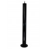 Black 76 mm Diameter Bolt Down Steel Bollard (001-2930)