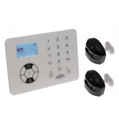 KP9 Bells Only Alarm with 2 x Outdoor Wireless Curtain PIR