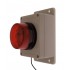 Buzzer & Red Flashing Strobe Assembly with 20 metres of Cable