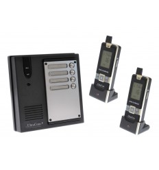 2 x Property 600 metre Wireless UltraCom Intercom System 