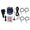 4 channel 3G KP GSM Temperature, Humidity & Power Status Monitor with 4 x 1 metre Probe Extension