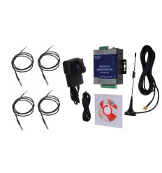 4 x channel 3G GSM Temperature Alarm