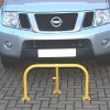 Yellow Fold Down Hoop Barrier & Integral Lock