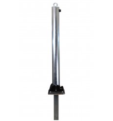 Galvanised 900-76 Fold Down Parking Post with Ground Spigit 