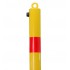 Eyelet on the Yellow & Red Fold Down Parking Post with Ground Spigot 