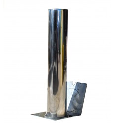 Stainless Steel TP-200 Telescopic Security Post (001-0670 K/D, 001-0660 K/A)