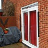 Solar Powered Wireless Balcony & Patio Door Alarm Beams (protecting patio doors).