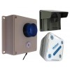 Protect 800 Driveway Alert (with multiple lens caps) & Outdoor Adjustable Siren, Flashing LED Receiver & Indoor Receiver.