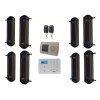 Wireless Long Range Solar Perimeter Infrared Beam Kit (900m) 4 x 2B with GSM Dialler – Outdoor Security (DA600+)