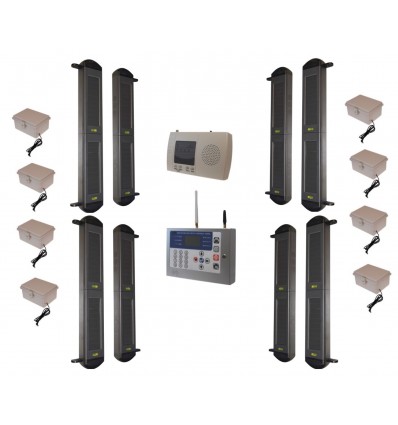 2B GSM Wireless Perimeter Alarm with KP GSM H/D Auto-Dialler & Beam Rechargable Power Packs