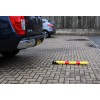 900mm High, Fold Down Parking Post & Red Band