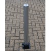 Galvanised 900W-76 Fold Down Parking Post, Integral Lock & Eyelet (001-2600 K/D, 001-2590 K/A).