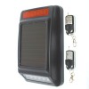 Solar Charged Siren, Flashing Strobe Light & Wireless Receiver. 