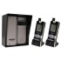 Wireless Gate & Door Intercom with 2 x Handsets (UltraCom2 No Keypad) Silver & Black Hood 