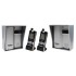 Wireless Gate & Door Intercom with 2 x Handsets & 2 x Caller Stations (UltraCom2 ) Silver & Silver Hood s