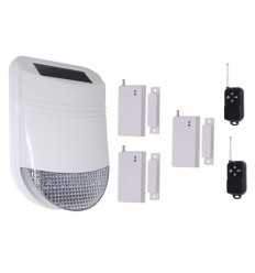 HY Solar Wireless Siren Alarm Kit 1