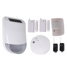 HY Solar Wireless Siren House Alarm Kit 6