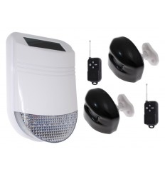 HY Outdoor Solar Wireless Siren Alarm Kit 2