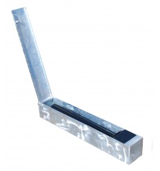 Black Fold Away Parking Post