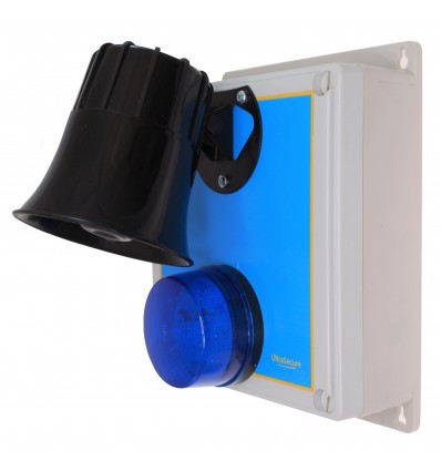 Wireless Alarm 'S' Type Siren Control Panel with Latching 118 Decibel Siren & Blue Flashing LED