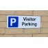 External Visitor Parking Wall Sign