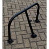 Black Fold Down Hoop Barrier & Integral Lock (001-3750 K/D, 001-3740 K/A)