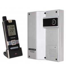 Wireless Door Intercom (UltraCom2 No keypad) Silver Caller Station