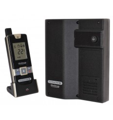 Wireless Door Intercom (UltraCom2 No keypad) Black Caller Station