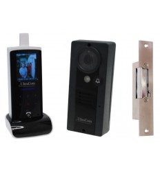 UltraCom 100 metre Wireless Video Intercom with Electronic Door Latch (fail secure)