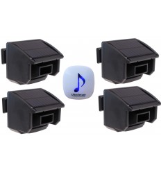 DA600 Wireless Garden & Driveway Alarm with 4 x PIR's