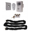 Chain, Lock & Battery PIR Alarm (Shed & Garage Security)