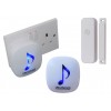 Wireless Entry Alert Chime – Opening Detector with 2 Plug-in Receivers, 35 Melodies (DA600+)
