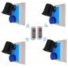 Wireless SOS & Lockdown Panic Siren Alarm with Portable Panic Buttons