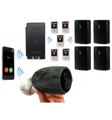 UltraDIAL Battery Covert GSM Alarm & Battery 4G Camera