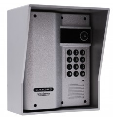 UltraCOM2 Caller Station with Keypad, Silver with Silver Hood